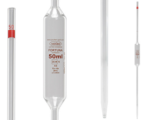 Bulb Pipette | VOLAC FORTUNA® Bulb Pipettes available from Poulten & Graf | Superior Laboratory Products