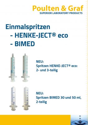 Neue Einmalspritzen von Henke & Bimed – Henke-ject eco & Bimed Spritzen | Rabatt auf Bulkware 2/2,5 ml unsteril, mit Luer Slip-Konus